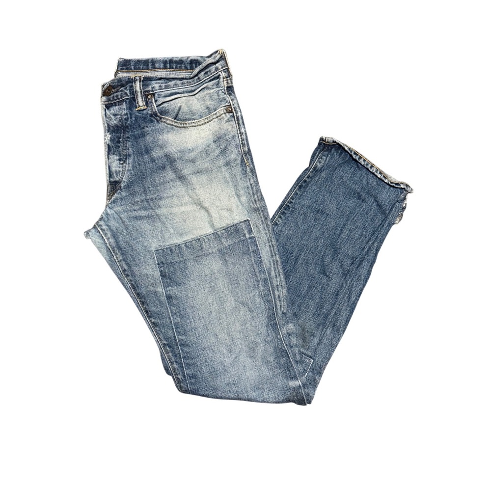 Simon Miller M001 Narrow Keene Selvedge Jeans Mens 32 Light Wash Made in USA